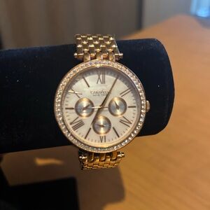 Caravelle Women's Rose Gold Chronograph Watch